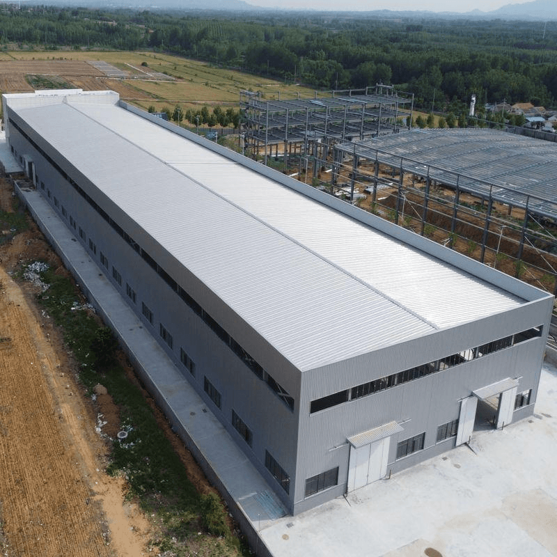 Steel structure warehouse building