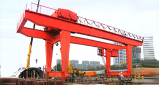 Rail mounted container gantry crane