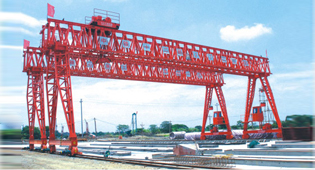 Truss double girder gantry crane