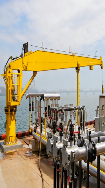 Kuwait’s 10-ton deck crane has been shipped