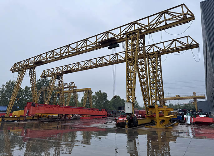 Truss single girder gantry crane