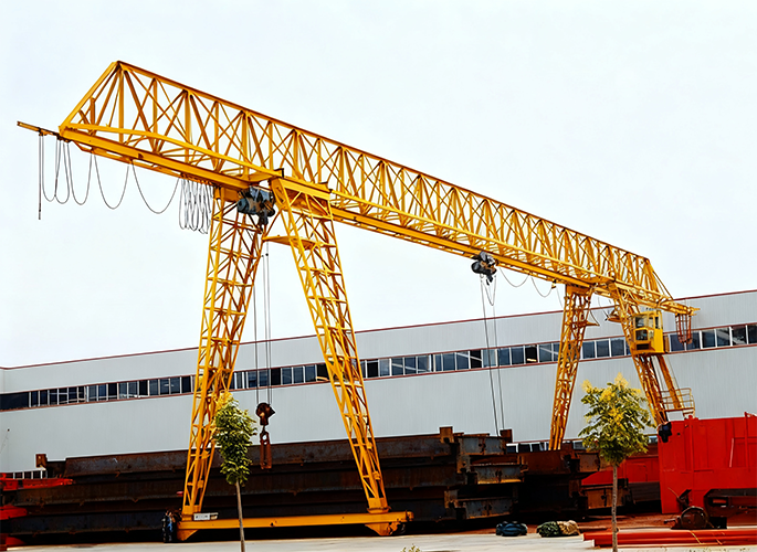 Truss single girder gantry crane