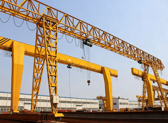 Truss single girder gantry crane