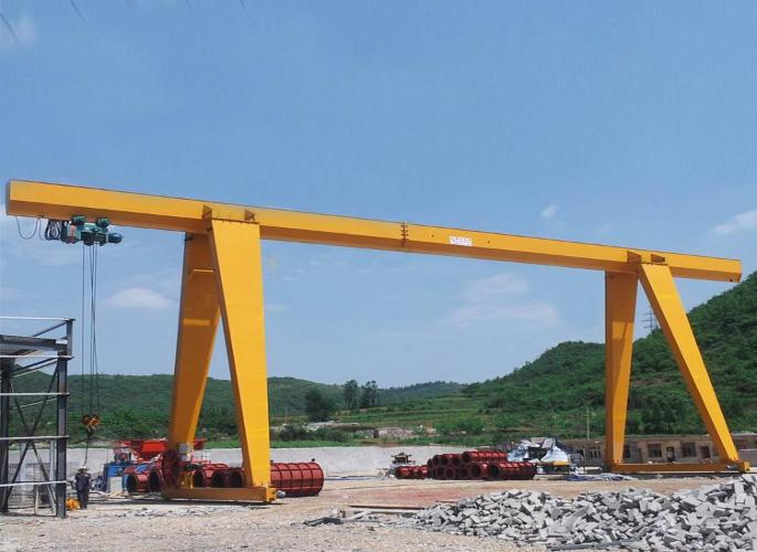 gantry crane with electric hoist