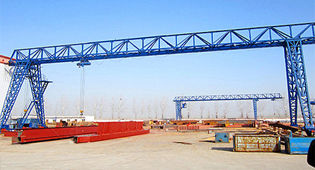 Truss single girder gantry crane