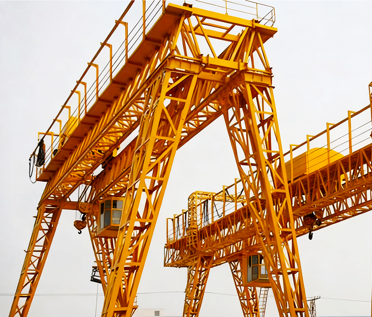 gantry crane for outdoor material handling