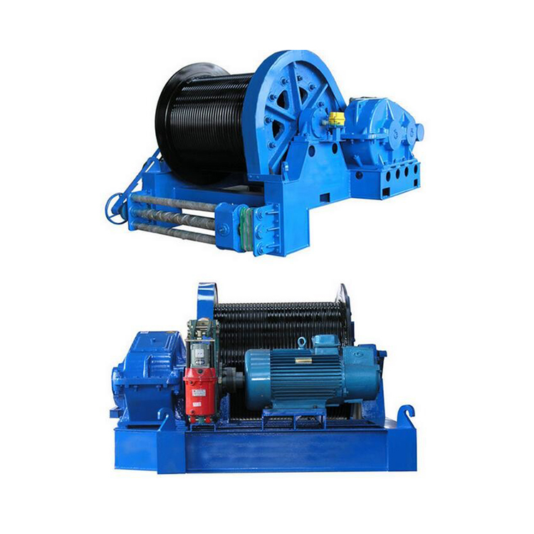 electric winch machine in factory