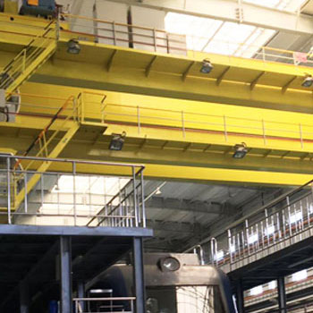 Double beam bridge crane