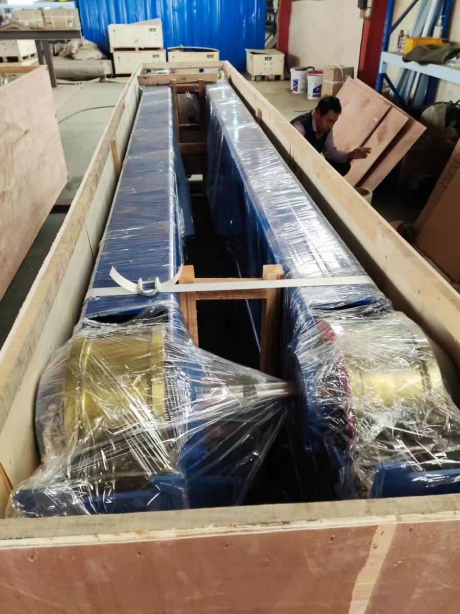 Qualified end beams of bridge crane delivered to Russian client 2