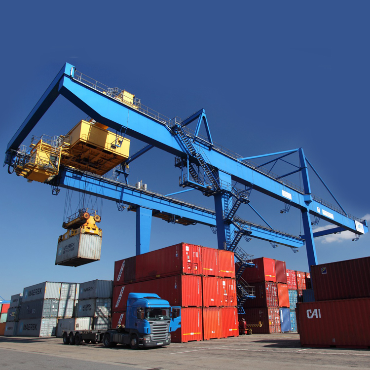 High standard rubber tyre mobile gantry crane