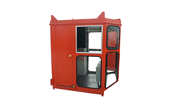 Grab overhead crane cabin