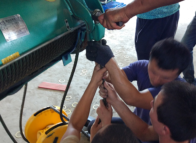 Uzbekistan 16T overhead crane