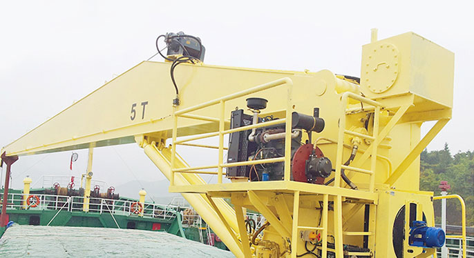 boat deck crane