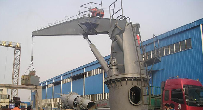 yacht deck crane