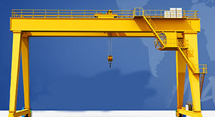 Europe type double girder gantry crane