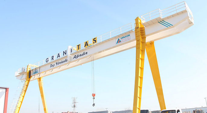 Europe type double girder gantry crane