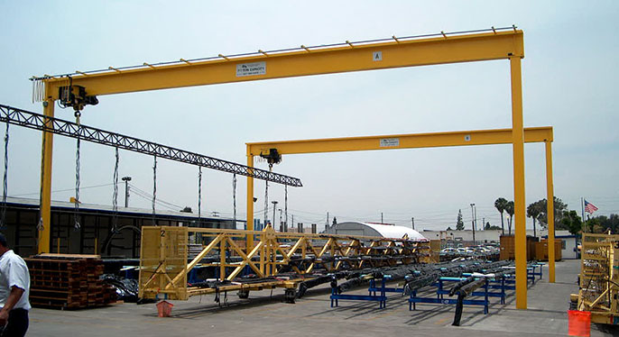 Europe type single girder gantry crane