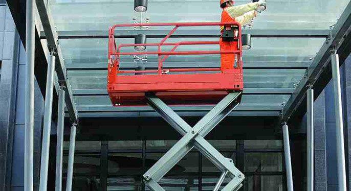 Scissor lift platform