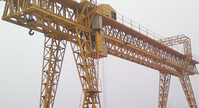 Truss double girder gantry crane