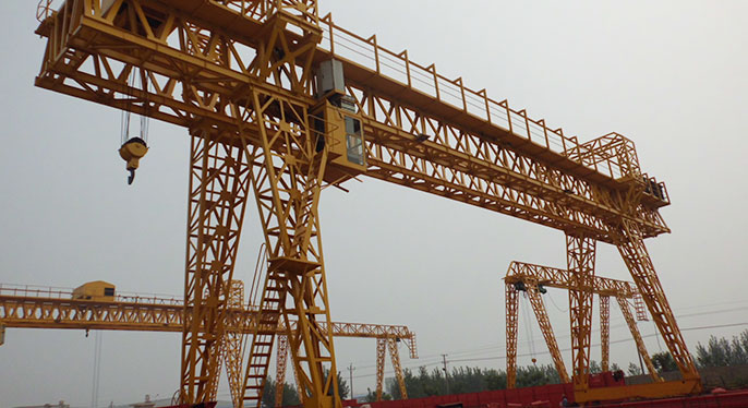 Truss double girder gantry crane