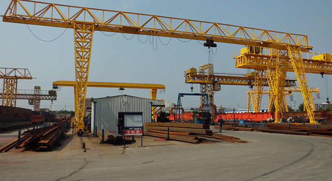 Truss single girder gantry crane