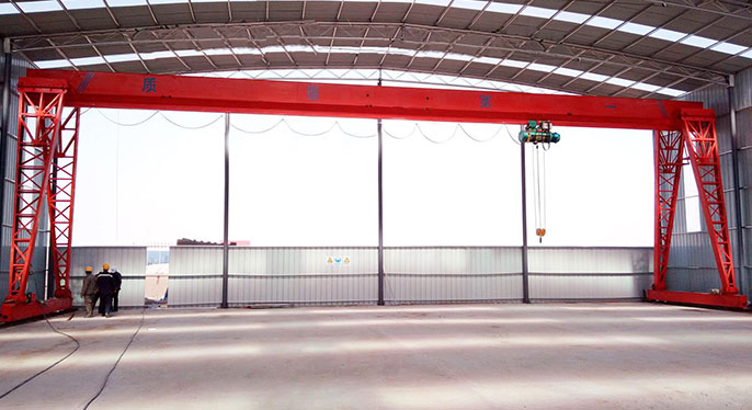 Truss single girder gantry crane