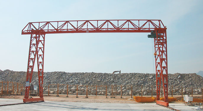 Truss single girder gantry crane