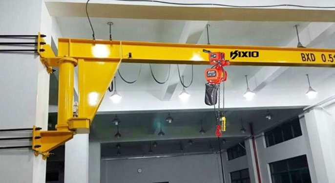 Wall mounted jib crane