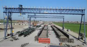 U beam precast yard 1