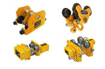 Motorized trolley of chain hoist