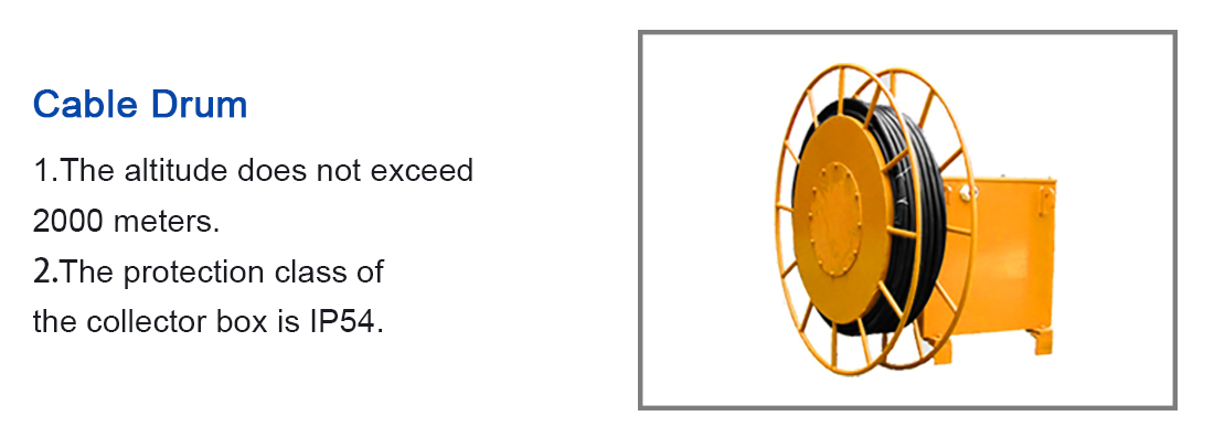 rubber tyred gantry crane cable drum