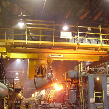 Metallurgical foundry steel overhead cranes